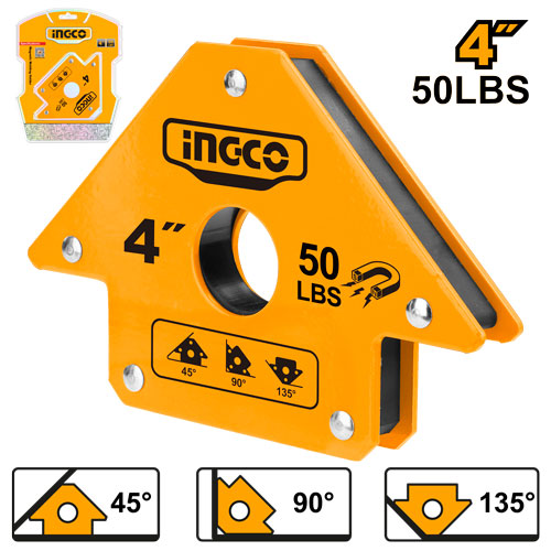 AMWH50041.jpg Support magnétique 4" (force 50lb). Angles 45°, 90°, 135°. - Image 1